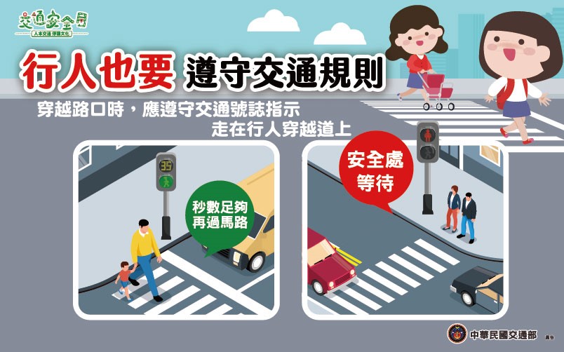 行人遵守交通規則