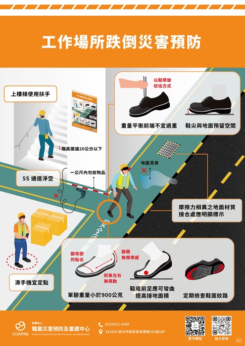 工作場所跌倒災害預防
